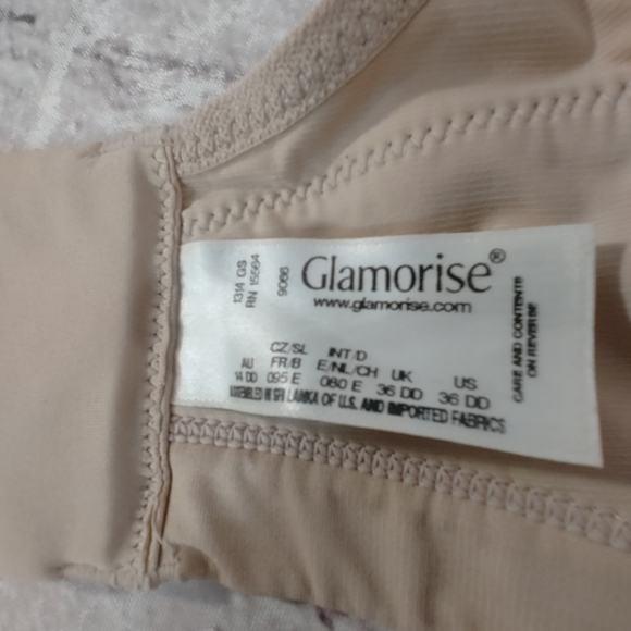Glamorise Sport Elite Performance High Impact Beige Underwire 36DD - Picture 3 of 12